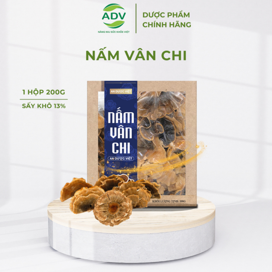 Nấm Vân Chi An Dược Việt - Bảo vệ gan, tăng sức đề kháng tự nhiên